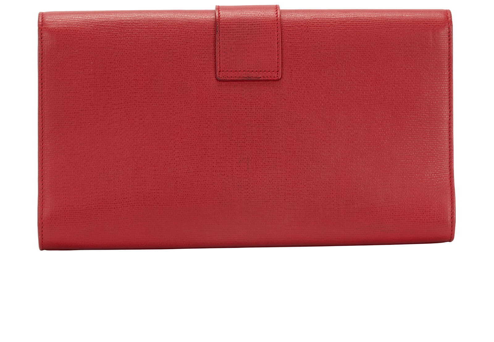 Ligne Y Clutch, &pound;320, Handbags, Red, Leather, Back view